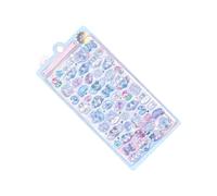 3D Puffy Stickers, 3D Embossed Crystal Children's Stickers, Strong Adhesive Animal Theme Decals, Cute Small Funny Puffy Reusable Decals for Scrapbooks Journals Cards Planners Wrapping Diaries