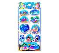 3D Puffy Stickers For - Mini Self Adhesive Animal Decals | 3D Cartoon Embossed Stickers For Scrapbooking, Diaries, Journals, Laptops, Phone, Water Bottle and Ca