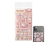 3D Puffy Stickers - Reusable DIY Cartoon Felt Decor | Cute Animal Stickers for School, Crafts, Scrapbooking, Diary, Journal, Party Favors