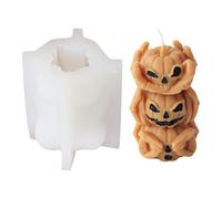 3D Pumpkin Skull Silicone Molds, Delicate Pumpkin Skull Shaped Candle Molds, Silicone Crystal Crafts for Home Decoration, Youth and Child Friendly