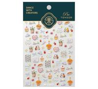 3D Puppy Decals Stickers Suitable for Phone Case Scrapbooking Laptop Notebook with Adhesive Backing and None Residues Cheerful Raised Animal Stickers