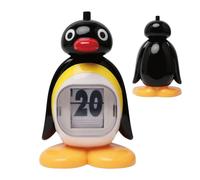 3d Push-type Penguin Calendar Ornament, 7.8x6.8x12cm Acrylic Cute Penguin Perpetual Calendar Desk Decor, Suitable For Desks, Office Desks Or Nightstands