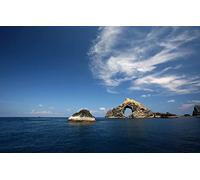 3D Puzzle 100 Piece,Natural Beauty,Ocean 45.5x35.5CM