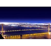 3D Puzzle 200 Pieces San Francisco Golden Gate City Bridge 35x25CM
