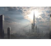 3D Puzzle 500 Pieces City Buildings Skyscraper Mist 52x38CM