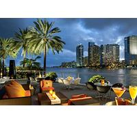 3D Puzzle Adult 300 Piece City Ocean Bay Miami Florida USA 38x26CM