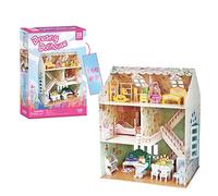 3d Puzzle - Barbie Dreamhouse, Wooden Dolls House, Barbie Doll House, Barbie House, Gifts For Kids Aged 8 And More, 3d Puzzles Barbie Dream House, 160 Pieces