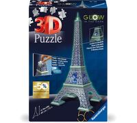 Disney Eiffel Tower Glow In The Dark 216 Piece 3D Puzzle One Colour