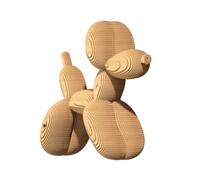 3D Puzzle Cardboard Sculpture Dog Balloon Age 14+ 122 Pieces Approx 18cm Tall