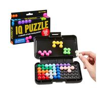 3D Puzzle Games Brain Teaser & Logic Toy for Kids and Adults | Portable Smart Logic Toy with 200+ Challenges, IQ Puzzler Pro Style Travel Board Game, Fun Christmas Gift for Boys Girls