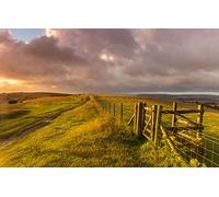3D Puzzle Girl 100 pieceNatural beauty,hills,England,Farm,England,West,Sussex,Great Britain 45.5x35.5CM