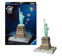 3D Puzzle Iconics: Freiheitsstatue - mit Licht: Eine wahre Ikone im 3D Puzzle Mo