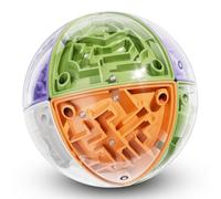 3D Puzzle Maze Ball, Kids Toys with Logical Reasoning, Spatial Awareness Maze Puzzle Cube Fidget Toys for Adults, Brain Teaser Education Sensory Toys Birthday Gifts for 5 6 7 8 9 Years Old Boys Girls