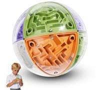 3D Puzzle Maze Ball, Labyrinth Maze Games Brain Teaser Toy for Teens Adults | High Difficulty Challenge Gravity Puzzle Ball, Logic Memory Color Matched Stress Relief Toys, Cool Stuff for Boys Girls