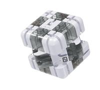 3D Puzzle MazeCube,3D Cube MazeBall Puzzle,Engaging Brain Teaser Toy,Educational Focus Game Gift for Adults and Kid,Improve Recognition and Developing Logical Thinking (Grey)