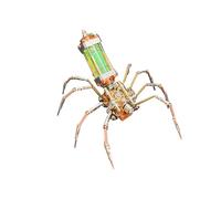 3D Puzzle Metal Spider Kit, Cyber Dreamweaver Insect Model, Collectible Desktop Display, DIY Creative and Easy Assemble Set, Home & Office Ornament, Gift for Adults, 139PCS