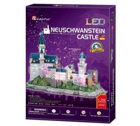 3D Puzzle Neuschwanstein Castle Led Mieredu Puzzle Top Quality
