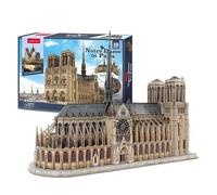 3D Puzzles for Adults Notre Dame de Paris 293pc Paper Architecture Model Building Kits, Brithday for Women Men