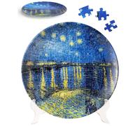 3D Puzzle Plate Adults - Van Gogh Starry Night 124 Pieces