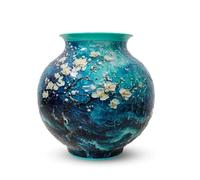 3D Puzzle Vase for Adults Circular, Vase Puzzle Planter with Curved Pieces & Removable Water Cup, Vases for Flower Home and Office Decor (Model 9, Circular)