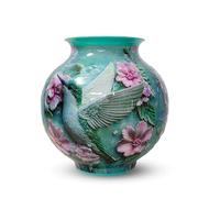 3D Puzzle Vase for Adults Circular, Vase Puzzle Planter with Curved Pieces & Removable Water Cup, Vases for Flower Home and Office Decor (Model 11, Circular)