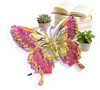 3D Puzzles for Teens | Acrylic Jigsaw Challenging Game | Colorful Butterfly Building Toy Set - for Teens Kids Family Birthday Christmas Party Home Office School