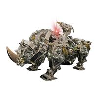 3D Puzzles Metal for DIY, 700+PCS Siege Rhino Steampunk Assembly Animal Metal Model kit Gift for Men and Women, Mechanical Art Sculpture & Collectible Home Decor Gift (Siege Rhino)