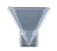 3D Pyramid Shape Epoxy Glue Silicone Mold Table Soft Ceramic Plaster Ornament Resin Casting Jewelry Tool DIY Crafts Silicone Pendant Mold for Jewelry Making