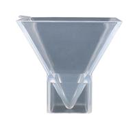 3D Pyramid Shape Epoxy Glue Silicone Mold Table Soft Ceramic Plaster Ornament Resin Casting Jewelry Tool DIY Crafts Silicone Pendant Mold for Jewelry Making