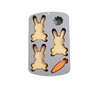 3D Rabbit Silicone Mold with Easy Release 3D Silicone Mold for Making Gum Bear Cupcake Candy Jelly Fruit Pastry Soap Cake Decoration