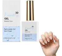 3D Raindrop Gel for Nail Art,Water Droplet Nail Art Top Coat Kit,Clear Dew Drop Effect Gel Reinforced Top Nail Polish,Transparent Shiny Texture Wet Look 3D Nail Designs for DIY and Salon Nails (1pc)