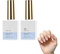 3D Raindrop Gel,Raindrop Gel Polish,Water Drop Top Coat Gel Polish for Wet Look 3D Nail Designs,Gentle Formula,Clear Dew Drop Effect Gel for DIY and Salon Nails (2 Pcs)