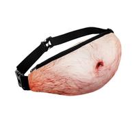3D Realistic and Funny Beer Belly Belly Waist Pack Tactile Visual Realism for Moms Dad Sister Brother Friends
