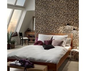 3D REALISTIC NATURAL DRY STONE WALL BRICK FEATURE WALLPAPER A.S.CREATION 9079-12