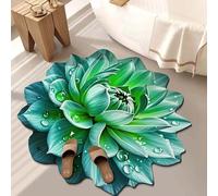 3D Realistic Optical Illusion Rug,Visual Endless Abyss Pattern HD Printed Non-Slip Doormat Perfect For Halloween Themed Home Decor(A,60 * 60cm)