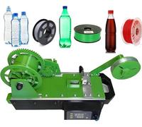 3D Recycled Pet Filament Maker, Desktop Filament Extruder Machine, 3D Printed Bottle Recycler,3D Fiament Pultruded from Pastic Bottles,Pet Bottle Recycling,Families/DIY Makers Green