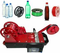 3D Recycled Pet Filament Maker W/Digital Display, Temperature and Speed Adjustable, Desktop Filament Maker for Families, DIY~/