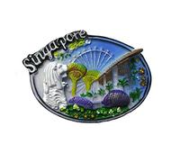3D Refrigerator Magnet,Singapore Tourist Attractions Souvenirs,Hand-Made Fridge Magnet,Creative Home and Kitchen Decoration Magnetic Sticker