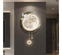 3D Relief LED Decorative Painting,wall art decor clock with led light,Borderless Sandstone Wall Decoration,3d wall art decor with led lights,for Home Entrance Corridor Bedroom(E,50*75cm/19.7*29.5in)