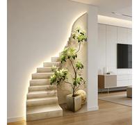 3D Relief LED Decorative Wall Mural, Landscape Wall Sculpture for Living Room, Office, Entrance, Study, Unique Artwork, 80 x 120cm