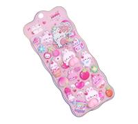3D Relief Stickers,Self-Adhesive Animal Craft Decals | Cartoon Animal 3D Sticker | for Notebook, Scrapbooking, Camera, Journals, Laptops, Phone Cases, Water Bottle