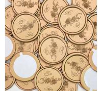 3D Relief Wax Seal Self-Adhesive Personalised - Rose Seal Stickers with Individual Letters or Names - Gold & Multicoloured, No Melting | For Wedding, Invitations & Gifts