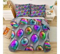 3D rendering the future game controllersDuvet Set Soft, Printed Bedding Set Brushed blue-black, Microfiber Duvet Cover with Pillowcases 200 x 200 cm