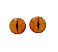 3D Resin Cat Eyes - 5mm Self-Adhesive Cabochon (36 pcs, 18 Pairs) - for Polymer Clay, Dolls, Slime, Amigurumi, Cold Porcelain, Felt, Scrapbooking & Miniature DIY Crafts Set 307-5mm
