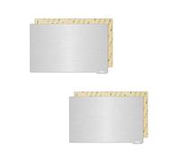 3D Resin Magnetic Flexible Steel Plate Flex Bed,Spring Steel Sheet for Anycubic Photon/Photon S/Photon Mono/Photon Mono SE/M3/Elegoo Mars/Mars 2/ Mars 2 Pro SLA 3D Printer (224x129mm, 2)