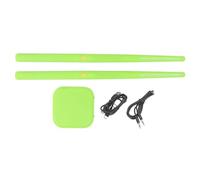 3D RGB Lamp 8 Sound Effects Virtual Air Drum Kit (Green) | ABS Bluetooth Portable Electronic Drum Sticks, Rechargeable Drumsticks for Teenager Adult Beginners