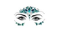 3D Rhinestone Face Tattoo Stickers For Festival Jewelry Sticker On Crystals Gems Jewels Diamonds Decoration(001)