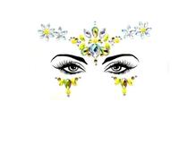 3D Rhinestone Face Tattoo Stickers For Festival Jewelry Sticker On Crystals Gems Jewels Diamonds Decoration(005)