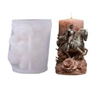 3D Riding Horse Cylindrical Candle Molds, Butterfly Dream Light Silicone Making, For Soap Resin Epoxy Handmade Mold Cast