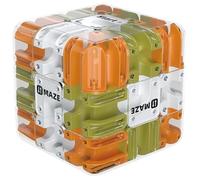 3D Rolling Ball Maze Cube - 3d Labyrinth Maze Puzzle Engaging Brain Teaser for Stress Relief & Cultivate Logical Thinking Challenge Educational for Family Gatherings (Orange)